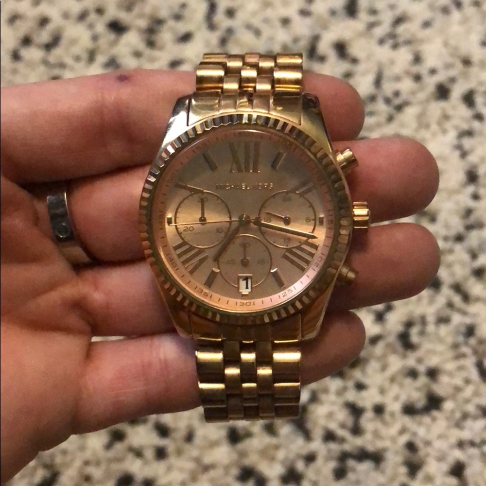Rose Gold Michael Kors watch